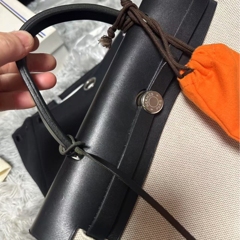Hermes Herbag 31 黑白熊貓款(附替換袋)-2