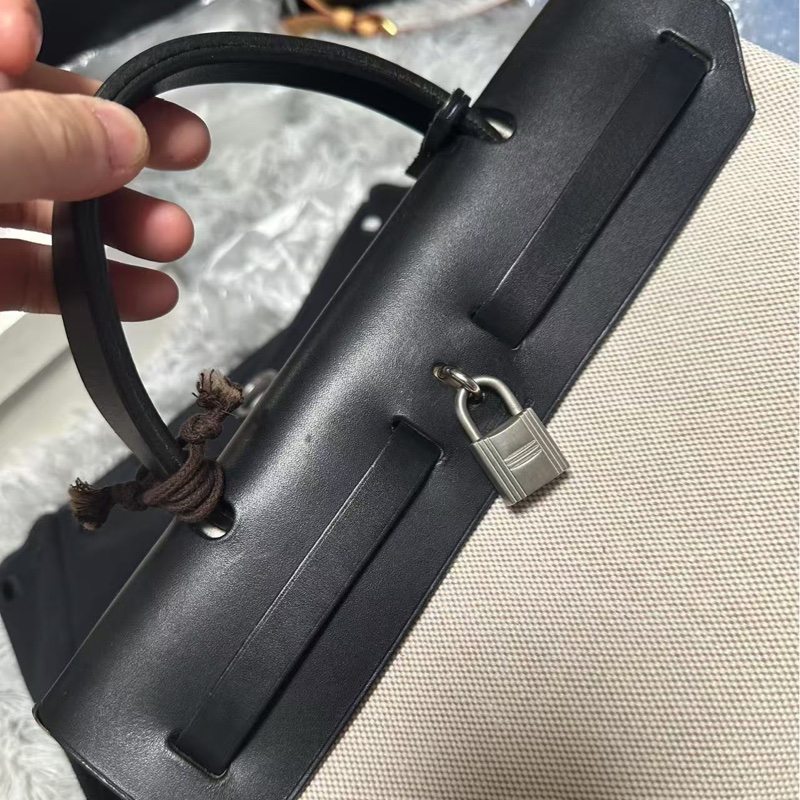 Hermes Herbag 31 黑白熊貓款(附替換袋)-3