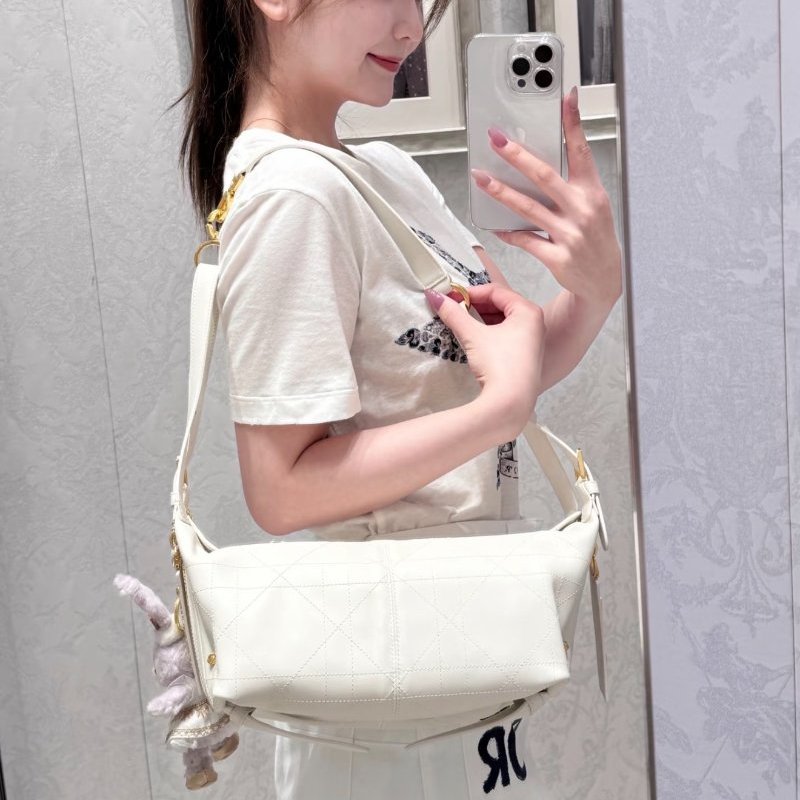 DIOR 新款白金D-Journey飯盒肩背包 25*15*14 98新配件盒子塵袋購證-1