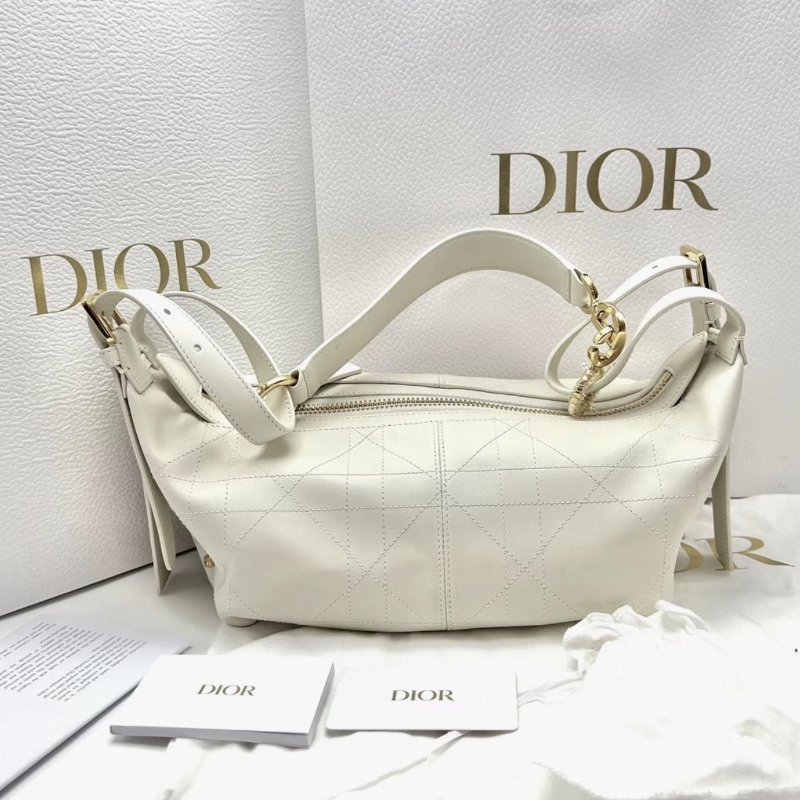 DIOR 新款白金D-Journey飯盒肩背包 25*15*14 98新配件盒子塵袋購證-2