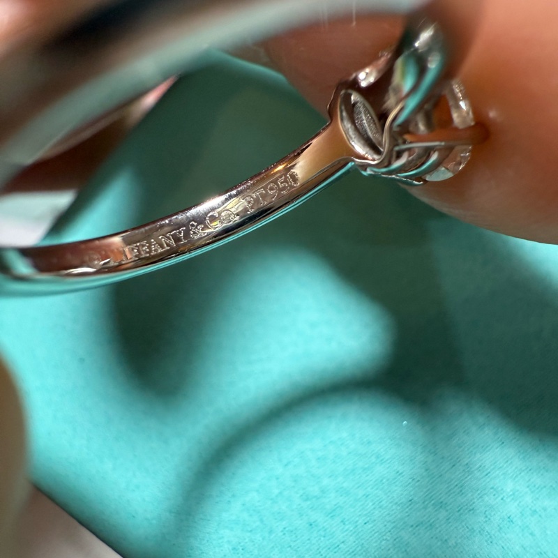 Tiffany &co蒂芬妮 60分橢圓鑽戒-2