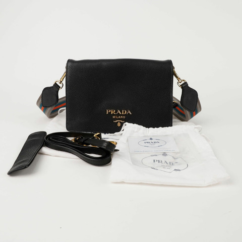 PRADA 金屬Logo單肩斜背包 1BD159