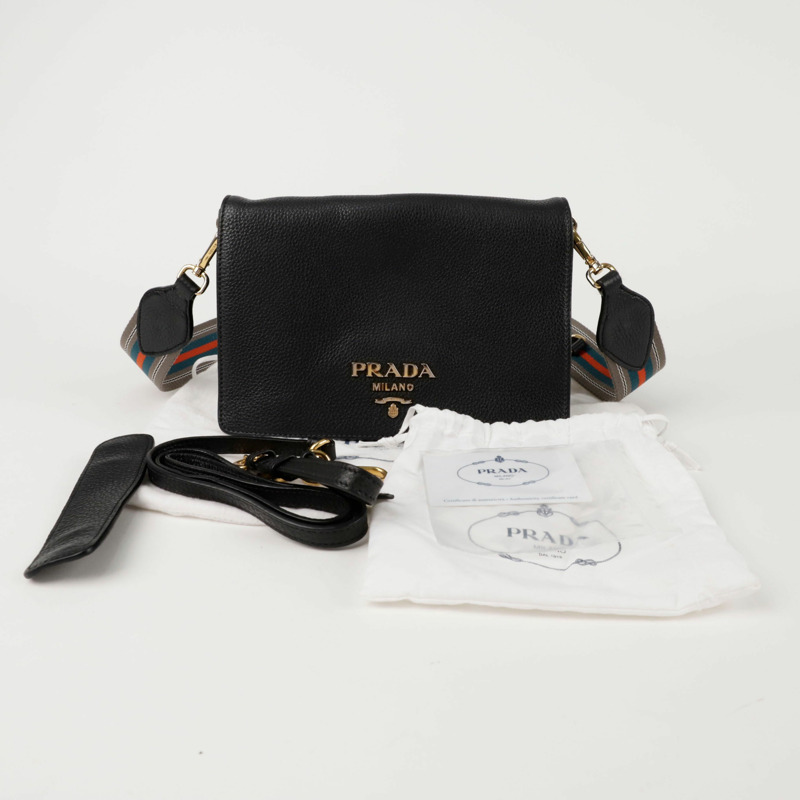 PRADA 金屬Logo單肩斜背包 1BD159-0