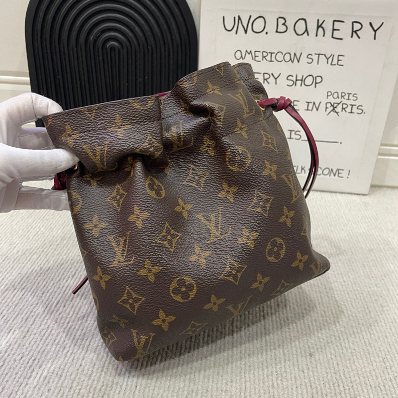 Louis Vuitton  LV 老花 抽繩福袋 收納包-2