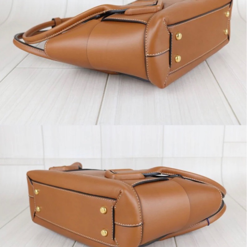 「JL精品代購」97新 BV Arcoe33金棕 托特包-7