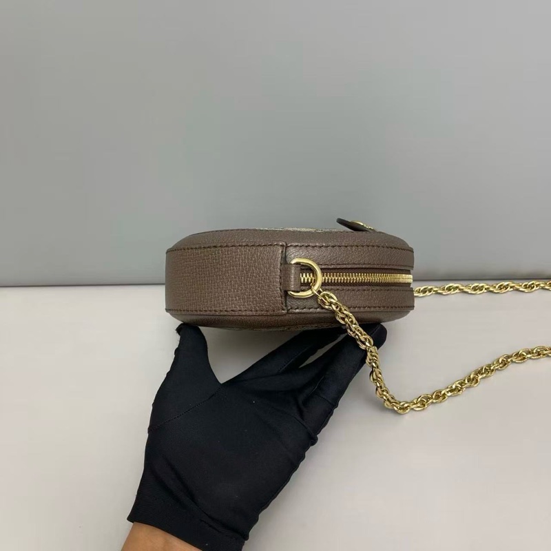 Gucci Ophidia 老花滿logo 圓餅包-3