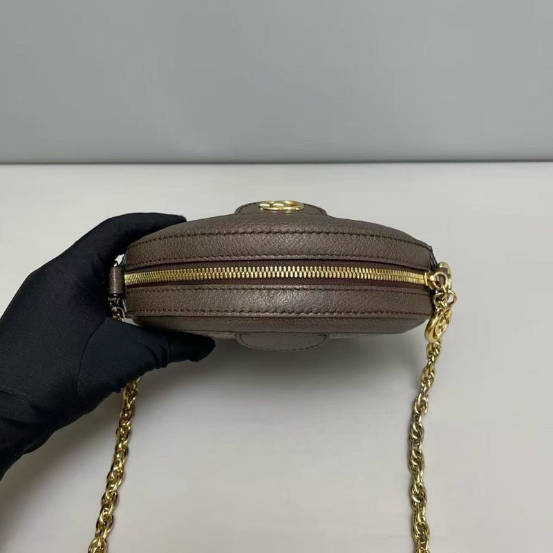 Gucci Ophidia 老花滿logo 圓餅包-6