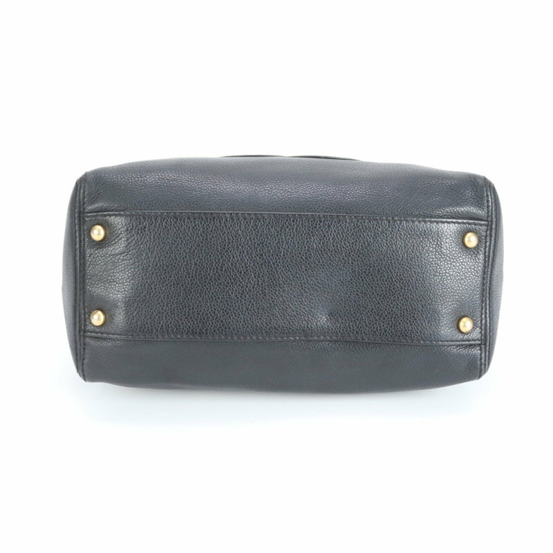 香奈兒黑色皮革肩背包，附保固卡和序號封條，女士款-4