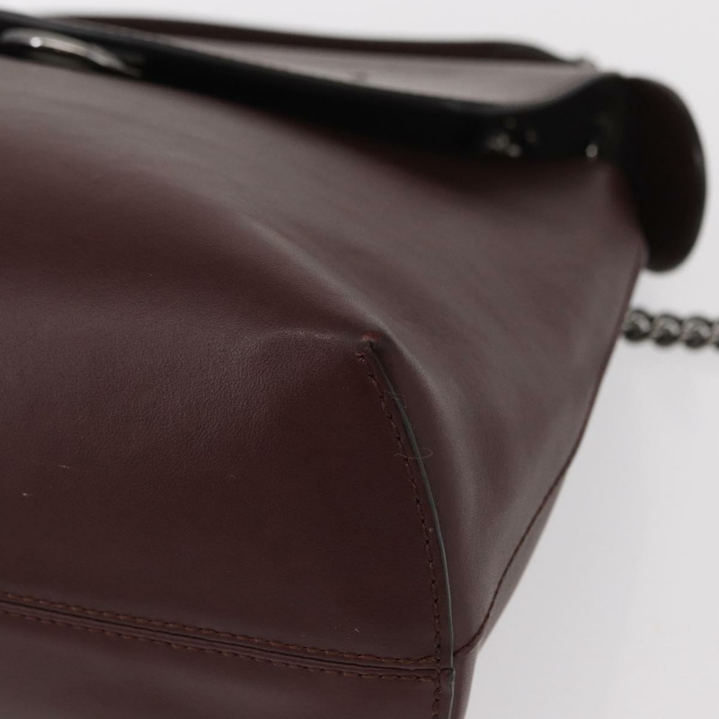 【日本直送】FENDI 返校季雙肩包 皮革 兩用 波爾多銀色 正品 148468-14