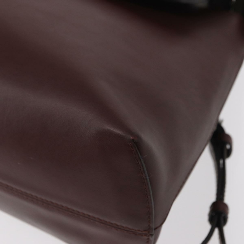 【日本直送】FENDI 返校季雙肩包 皮革 兩用 波爾多銀色 正品 148468-18