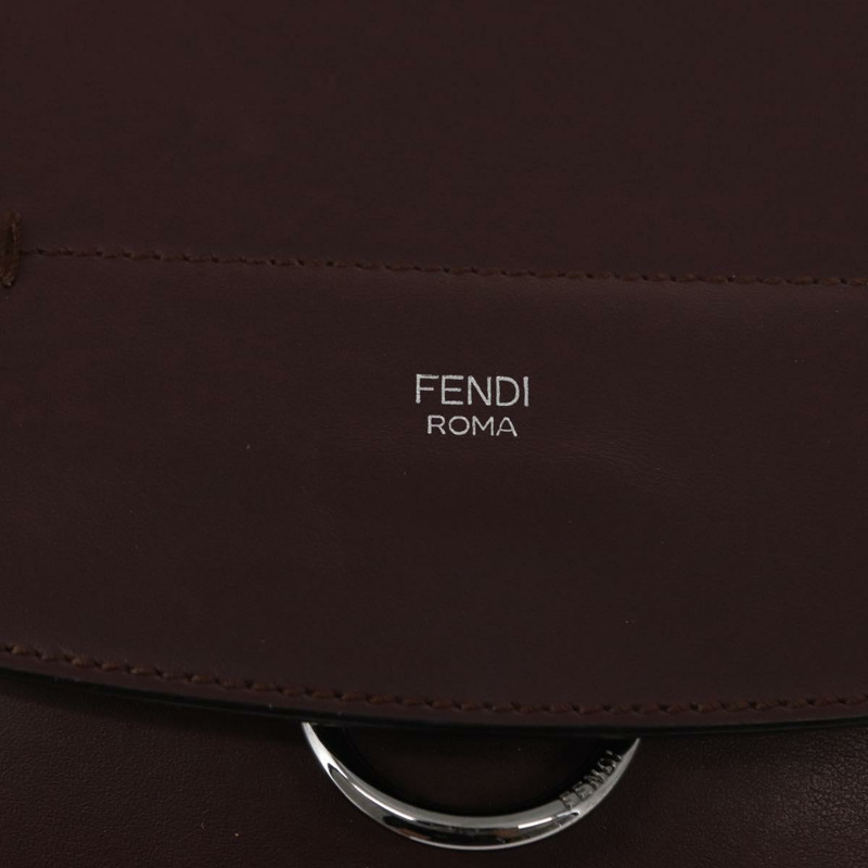 【日本直送】FENDI 返校季雙肩包 皮革 兩用 波爾多銀色 正品 148468-19