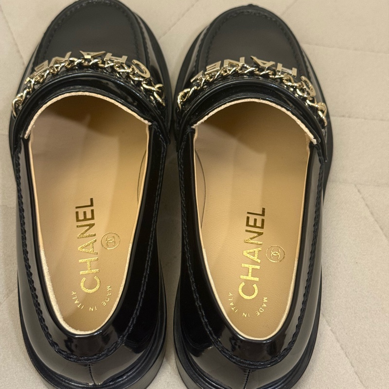 Chanel字母樂福鞋 全新台灣專櫃購入 尺寸35(35.5也可穿)-7