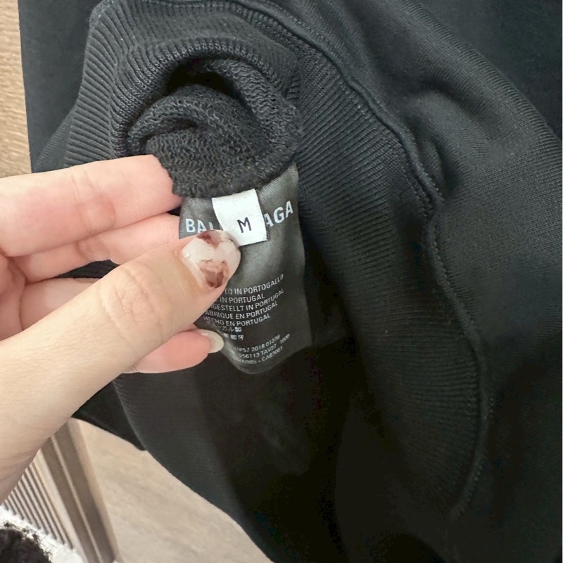 巴黎世家黑色後背帽踢-2