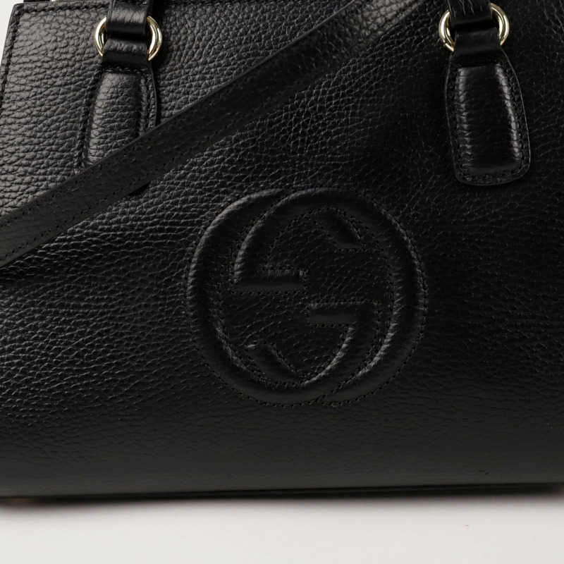 GUCCI Soho 小號手提單肩包 607722-1