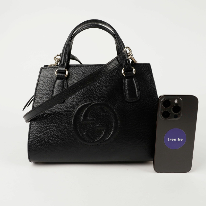 GUCCI Soho 小號手提單肩包 607722-8