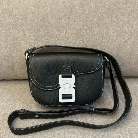 DIOR saddle馬鞍黑銀mini
