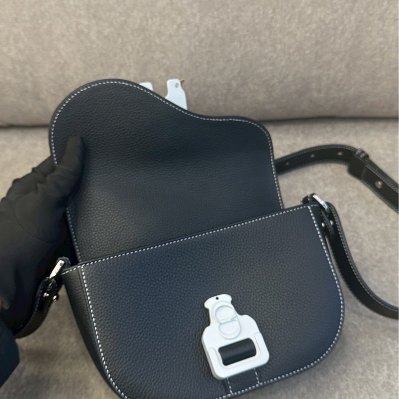 DIOR saddle馬鞍黑銀mini-6