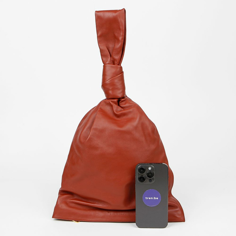 BOTTEGA VENETA 扭結手提袋 607964-5