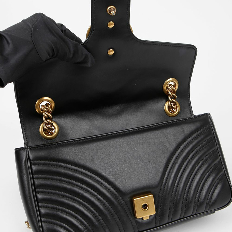 GUCCI GG Marmont 小號肩斜背包 443497-10