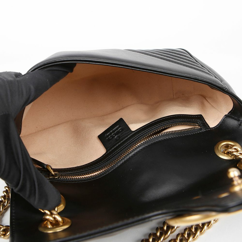GUCCI GG Marmont 小號肩斜背包 443497-11