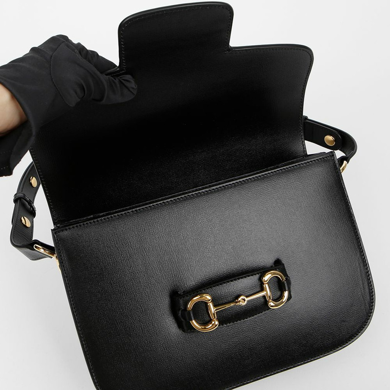 GUCCI Horsebit 1955 小號肩斜背包 602204-8