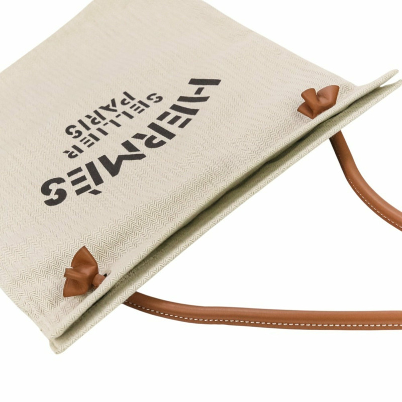 愛馬仕 Aline MM Toile Chevron 單肩包，象牙色，女士-5