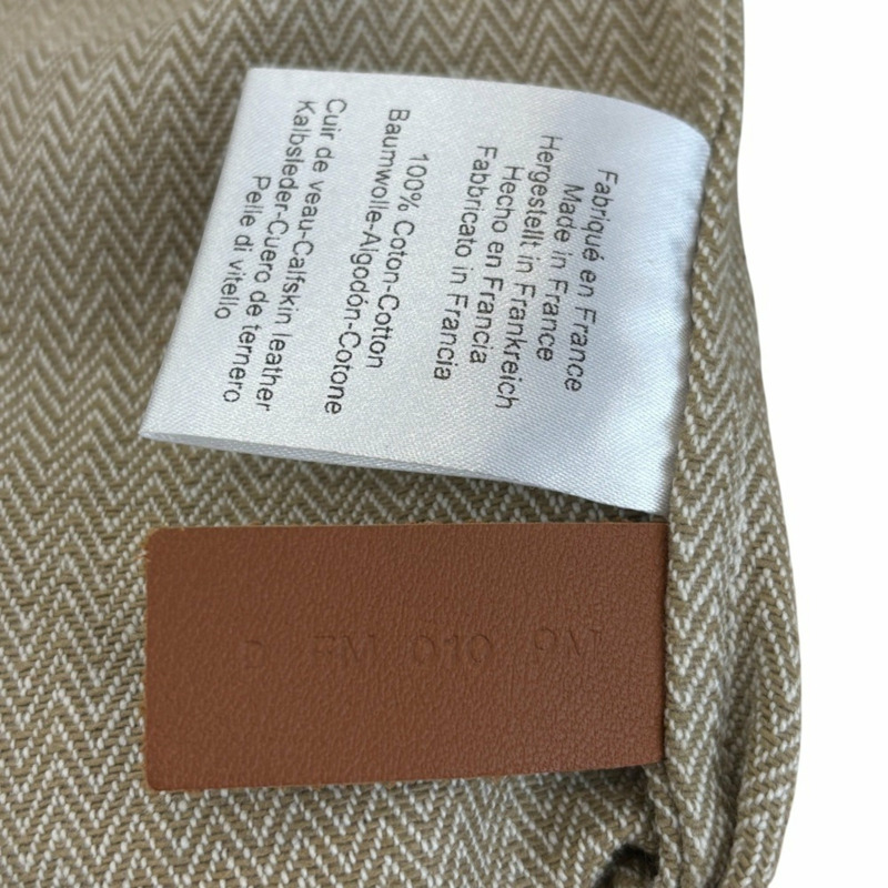 愛馬仕 Aline MM Toile Chevron 單肩包，象牙色，女士-15