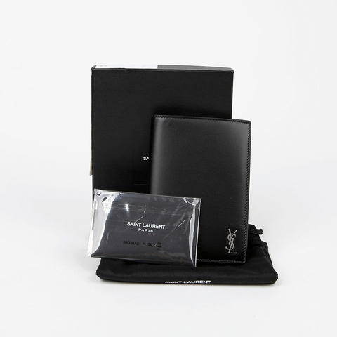 SAINT LAURENT 迷你字母組合護照卡夾 607659