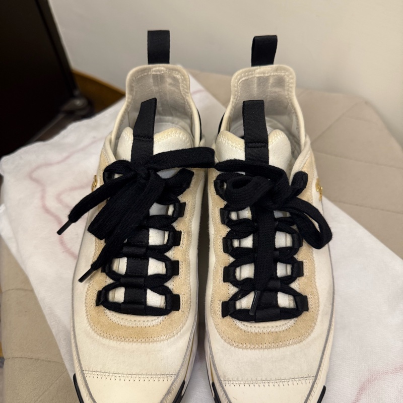 Chanel黑白熊貓運動鞋 超好走 尺吋36-2