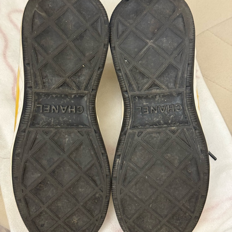 Chanel黑白熊貓運動鞋 超好走 尺吋36-9