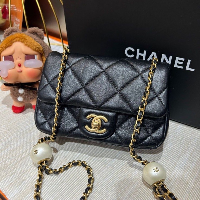 Chanel AS4868 flap bag 雙球-0