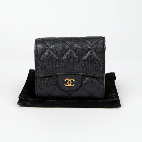 CHANEL AP0712 魚子醬經典迷你皮夾