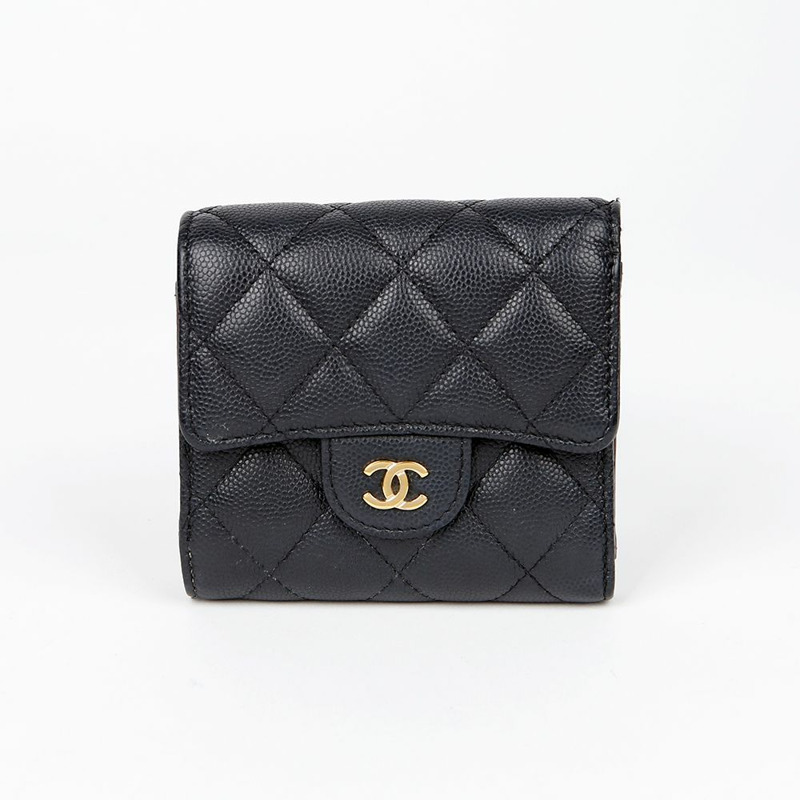 CHANEL AP0712 魚子醬經典迷你皮夾-1