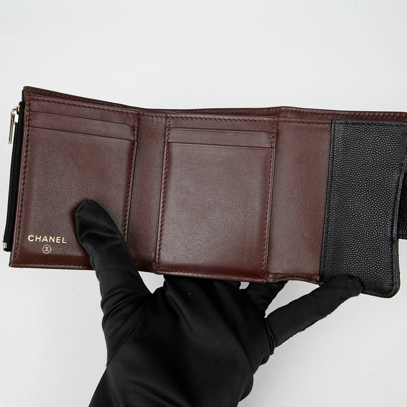 CHANEL AP0712 魚子醬經典迷你皮夾-6