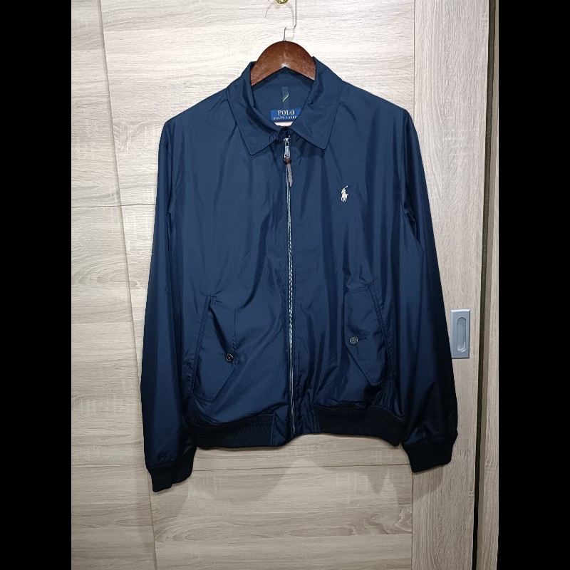 Polo Ralph Lauren RL 深藍 可收納 防風 防潑水 布勞森外套 男L-0