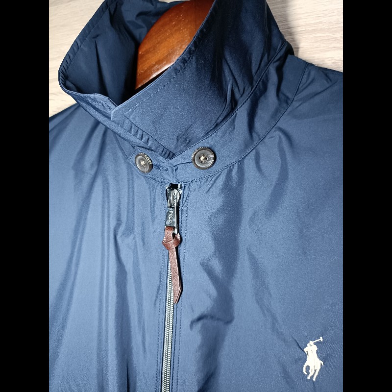 Polo Ralph Lauren RL 深藍 可收納 防風 防潑水 布勞森外套 男L-6
