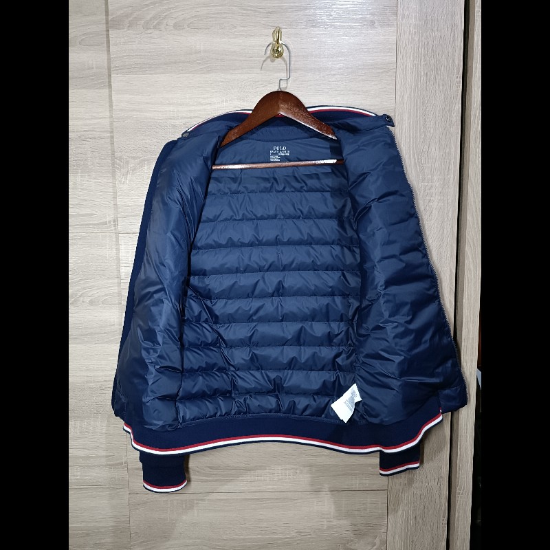 Polo Ralph Lauren RL 深藍 羽絨外套 飛行外套 男S-5