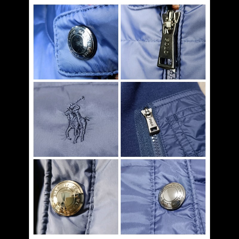 Polo Ralph Lauren RL 深藍 羽絨外套 飛行外套 男S-7