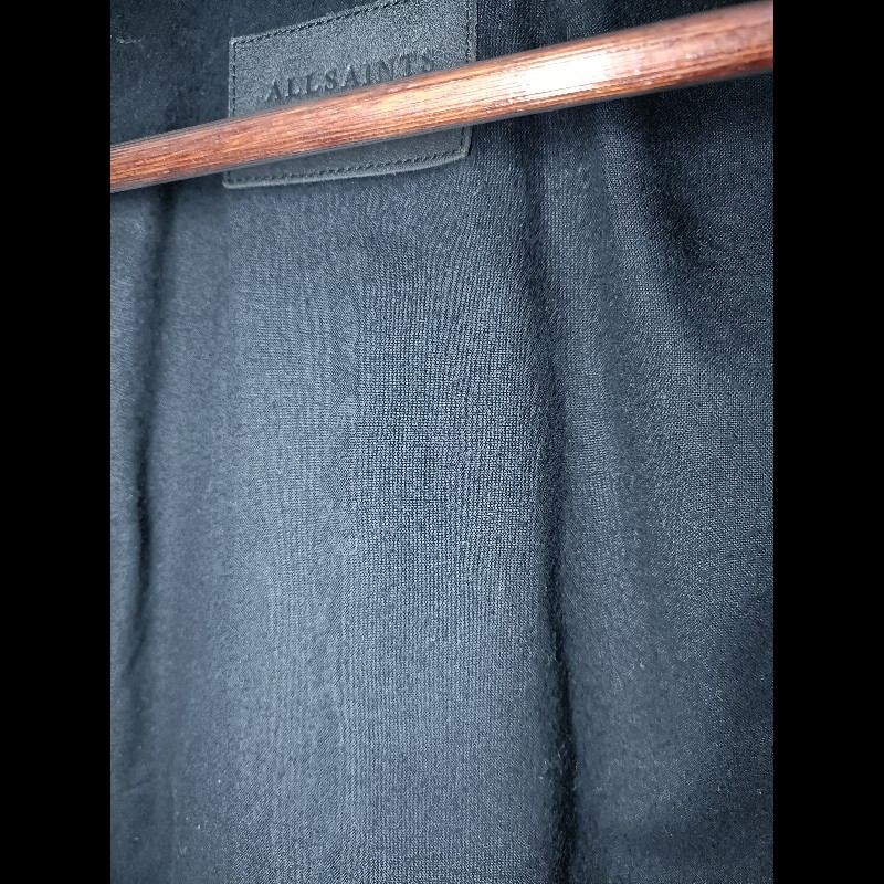 Allsaints Cora Jacket 黑色 真皮 羊皮 皮衣 外套 男XS-6