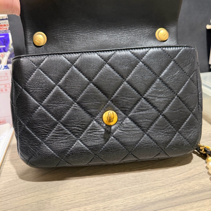 Chanel 珍珠鏈條包-9