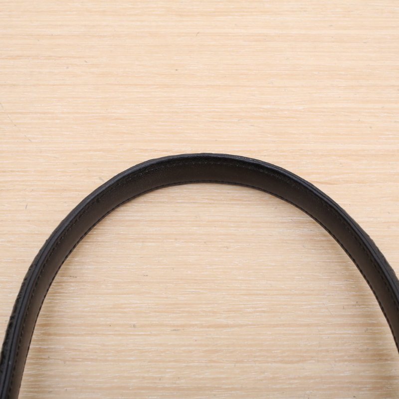 GIVENCHY 黑色鱷魚皮金扣手柄kelly中古鱷魚包單肩包肩背包-2