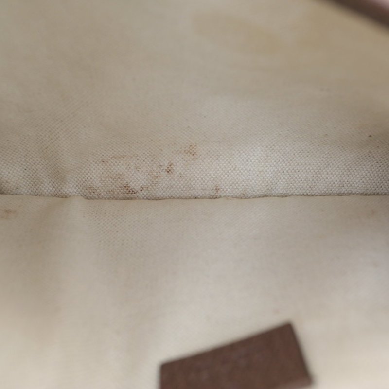 GUCCI NeoVintage虎頭腰包24烏木色PVC金扣肩背包-2