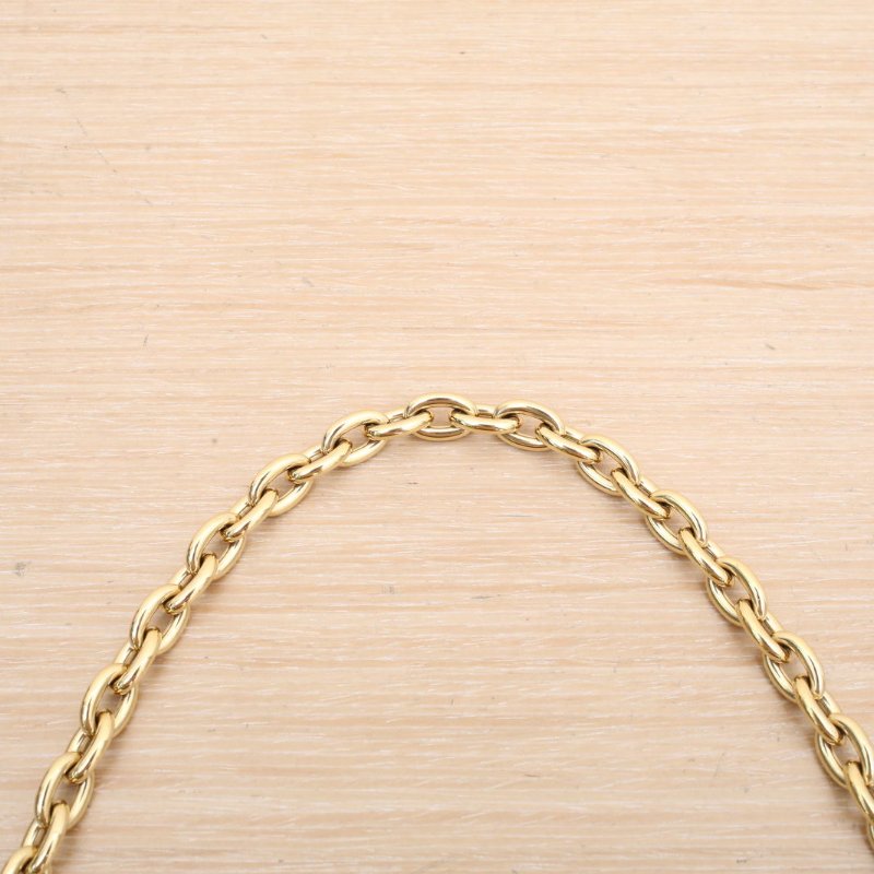 LOUIS VUITTON IVY鏈條腋下包老花PVC金扣晶片肩背包-2