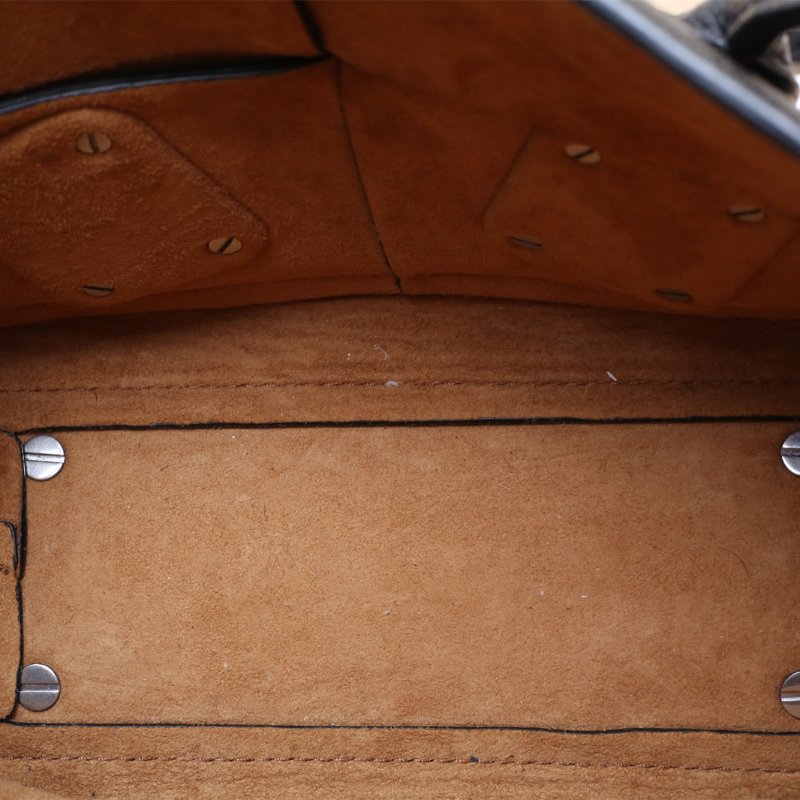 BOTTEGA VENETA Arcomini19黑色牛皮肩背包-3