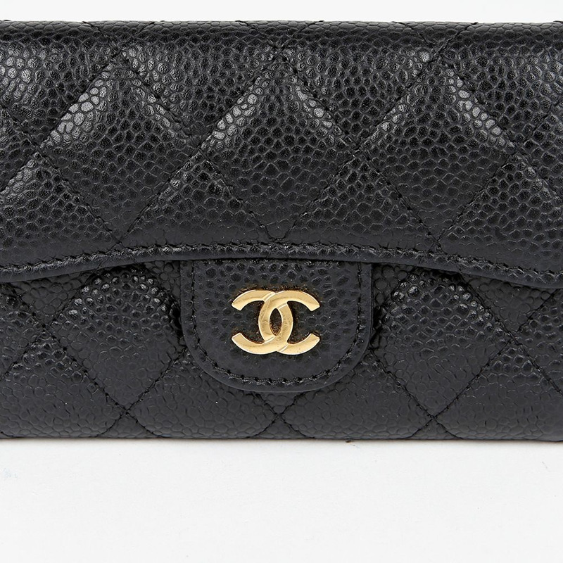 CHANEL 經典魚子醬皮卡包錢包 AP0214-2