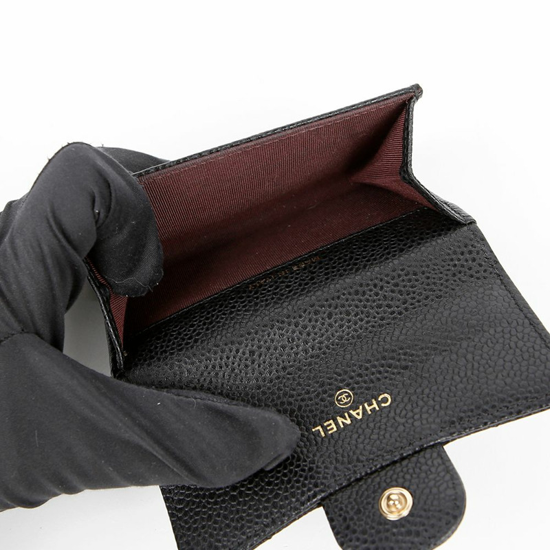 CHANEL 經典魚子醬皮卡包錢包 AP0214-7