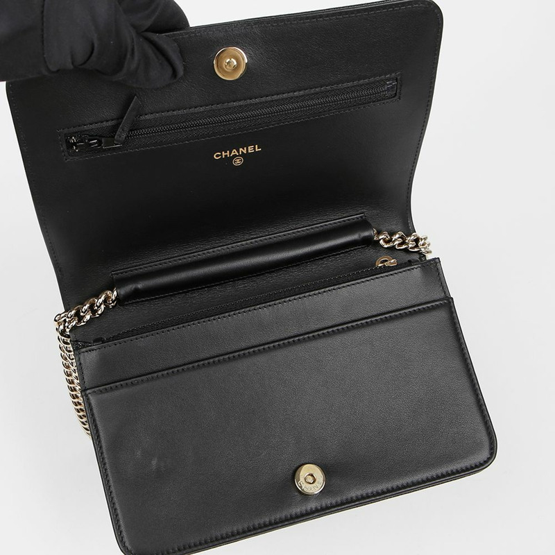 CHANEL Caviar Boy WOC 單肩斜背包 AP1117-7