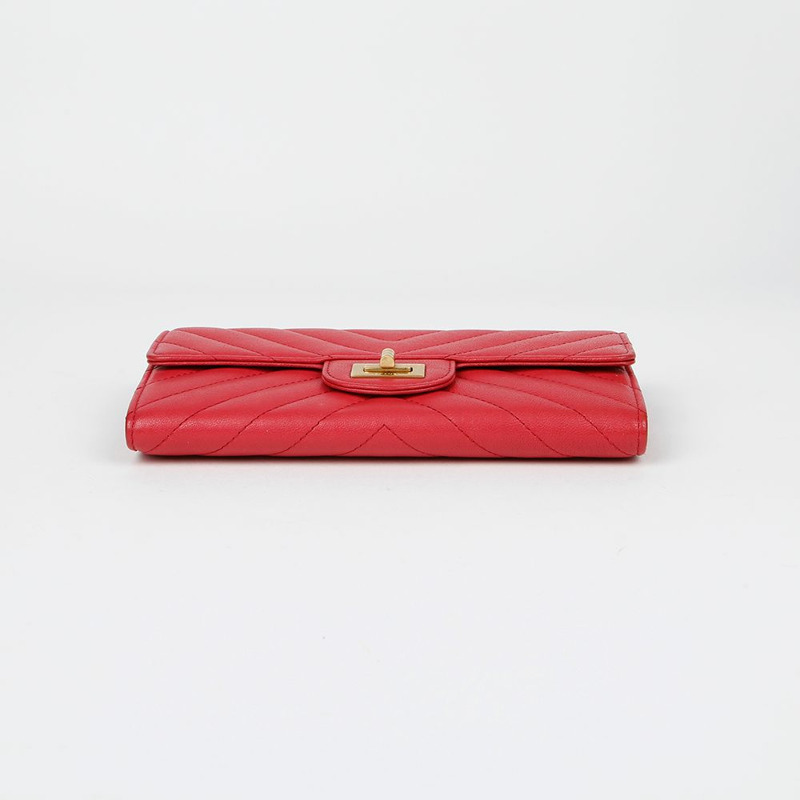 CHANEL 2.55 Chevron 長版皮夾 A80829-4