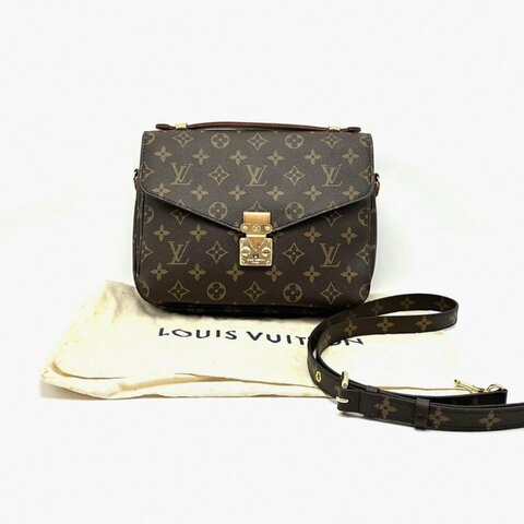 LV 經典老花郵差肩背斜背包24*20*6 98新配件塵袋