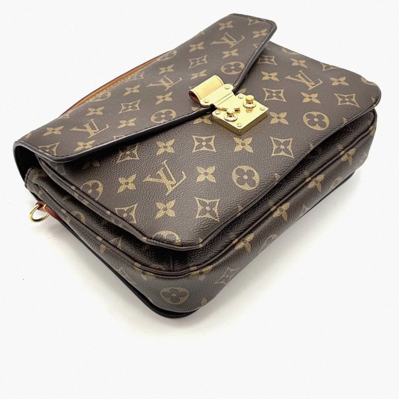 LV 經典老花郵差肩背斜背包24*20*6 98新配件塵袋-2